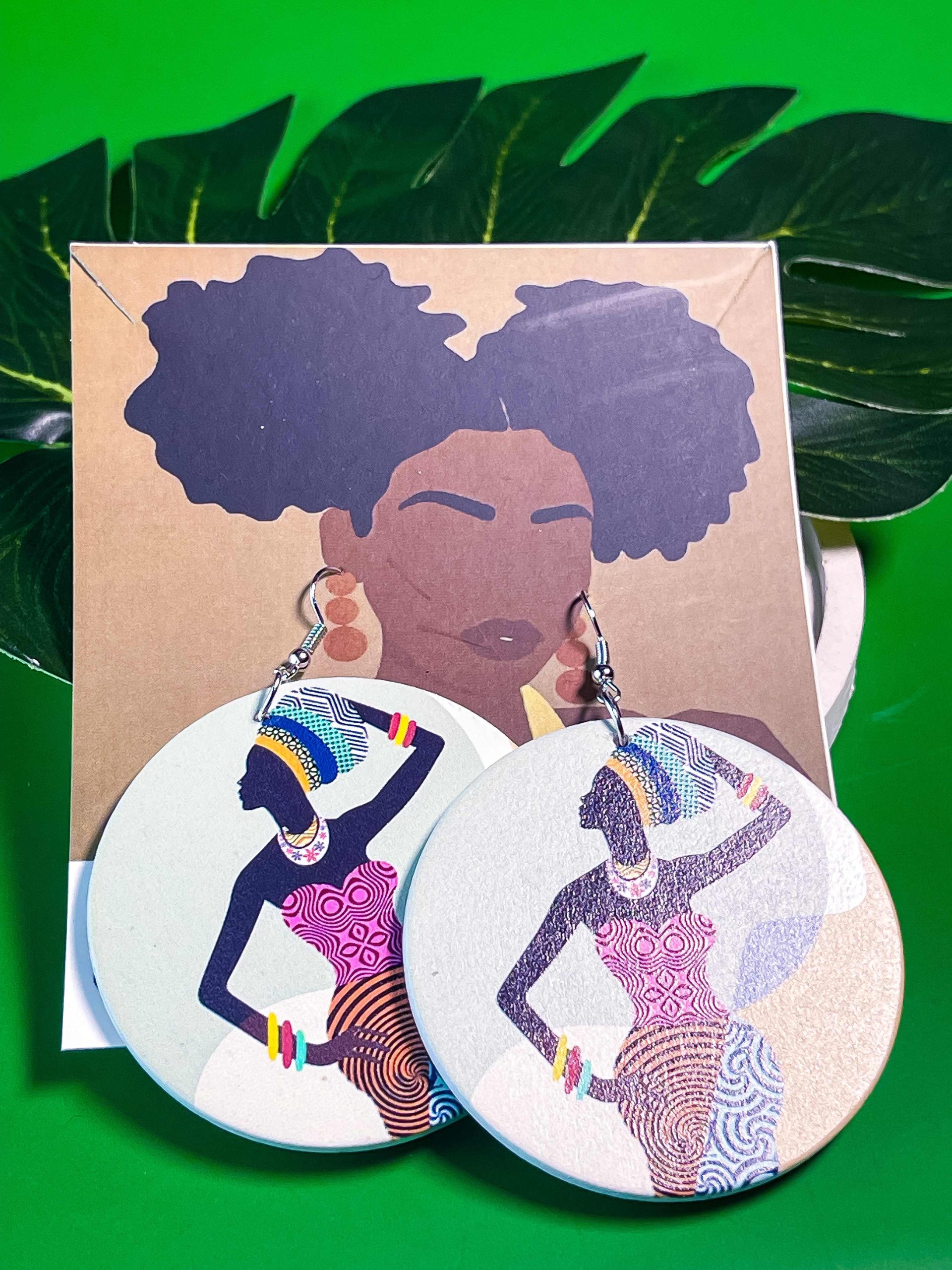 Afrocentric Earrings (Light) - Image 4
