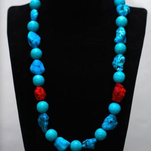 Turquoise Nuggets Necklace