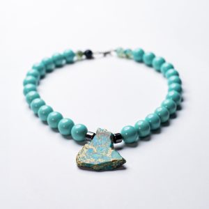 Polished Sediment Jasper Pendant Necklace