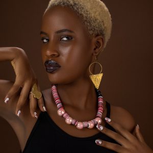 Vinyl Disc Ceramic Necklace