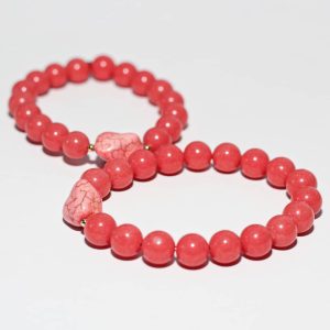 Glow in the dark gemstone bracelet