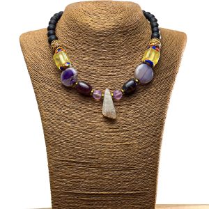 MIXED MEDIA NECKLACE