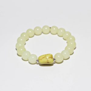 Glow in the dark gemstone bracelet