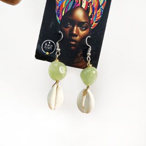 Ghana and Gemstone Earrings