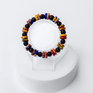 Gemstone and Korobo Bracelet