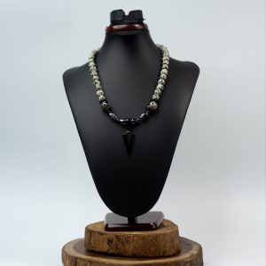 Dalmatian Jasper Pendant Necklace