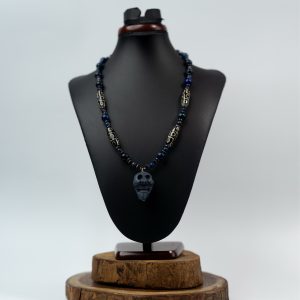 Azure Skull Necklace