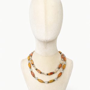 Shell and Gemstone Necklace